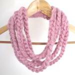 Pink Loop Necklace - Ready To Ship