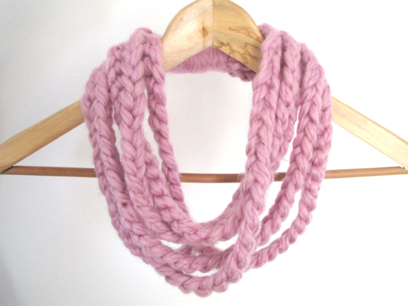 Pink Loop Necklace - Ready To Ship